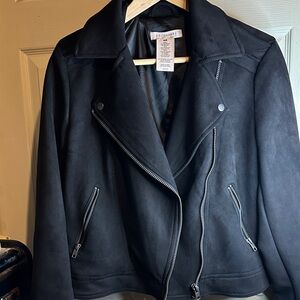 Philosophy Women's Black Leather Jacket